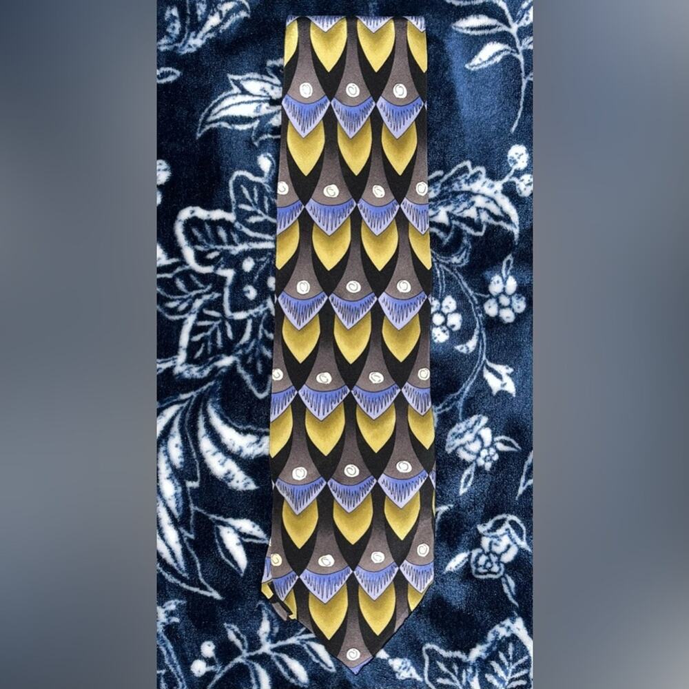 Vintage 90s Grateful Dead 100% Silk Casey Jones Fourth Set Mens Necktie